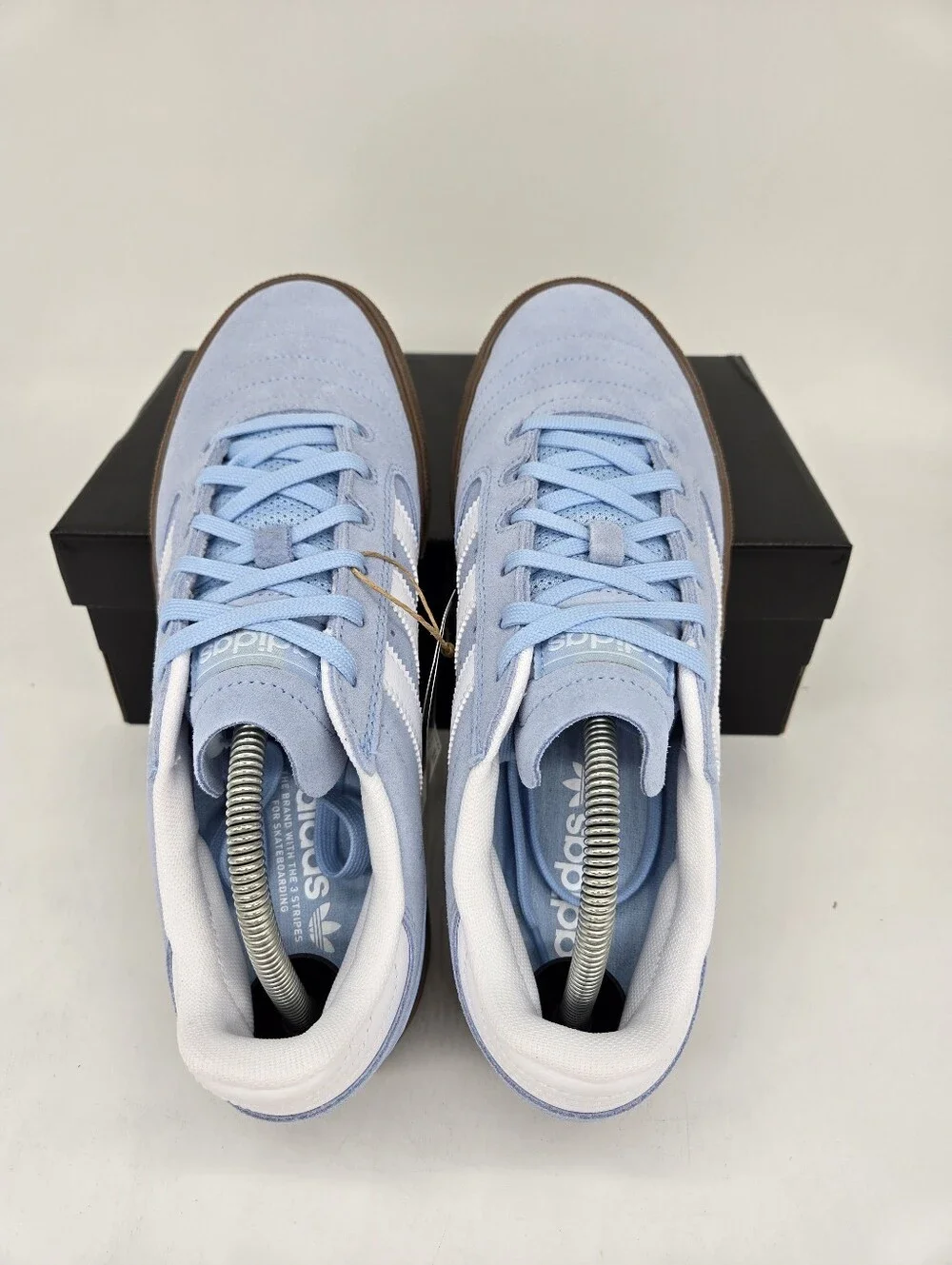 adidas Men's Busenitz Vulc II HQ7528 Clear Sky Cloud White Shoes Size 11.5